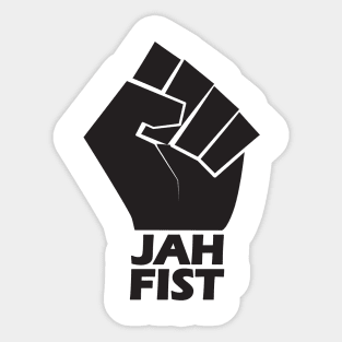 Jah Fist band shirt Sticker